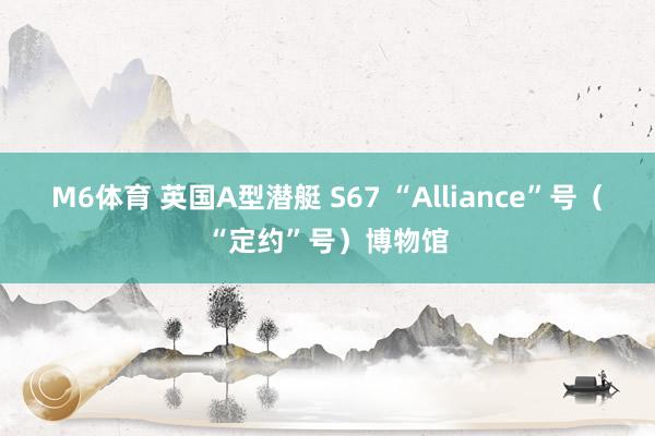 M6体育 英国A型潜艇 S67 “Alliance”号（“定约”号）博物馆